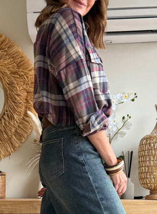 Camisa / Sobrecamisa de Franela Cuello Pana