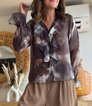 Blusa volantes Fall