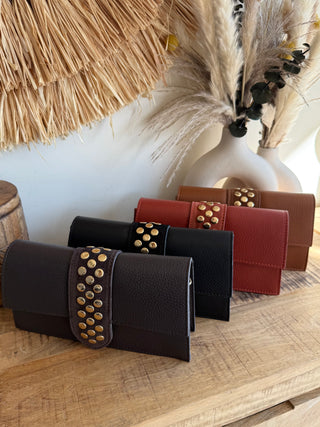 👜 Bolso Piel Tachuelas Luxe
