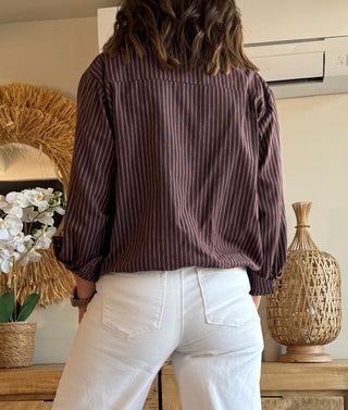 Camisa Doble Efecto Rayas