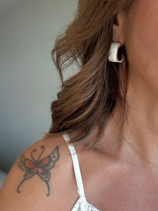 Pendientes Acero y Resina