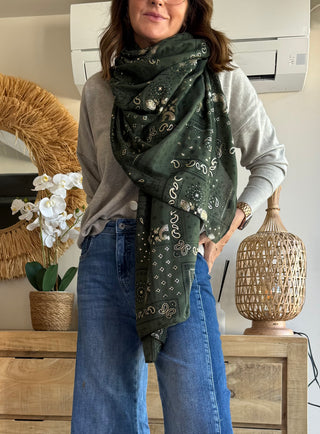 Maxifoulard Paisley