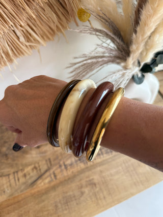 Set pulseras Brown