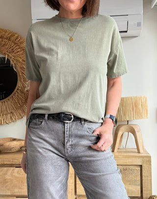 Camiseta sunset green