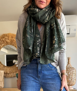 Maxifoulard Paisley
