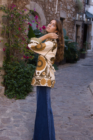 Kimono Flores Étnicas