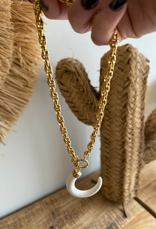 Collar moon white