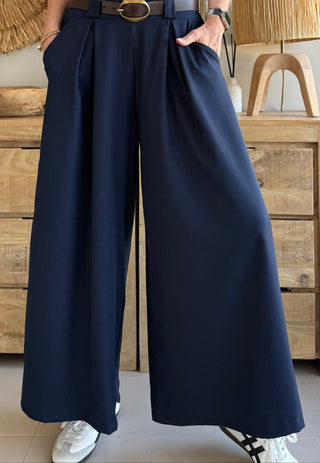 Pantalón over spring azul marino