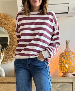 Sudadera Rayas Algodón