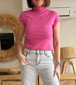 Camiseta soft touch pink