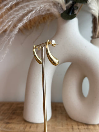 Pendientes Gota Acero