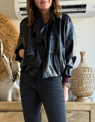 🧥 Chaqueta efecto piel “Trendy Luxe”