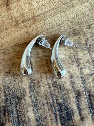 Pendientes Gota Acero