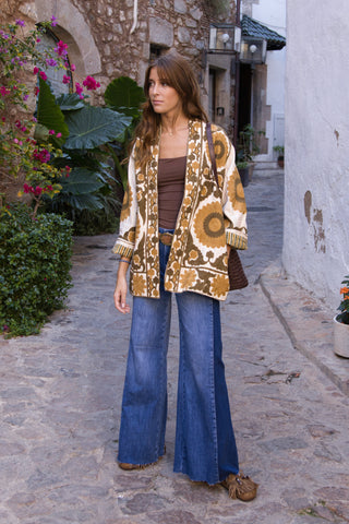 Kimono Flores Étnicas