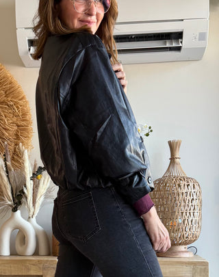 🧥 Chaqueta efecto piel “Trendy Luxe”