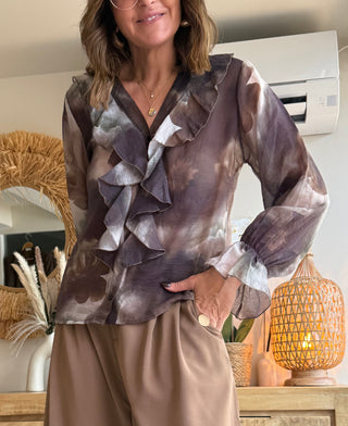 Blusa volantes Fall