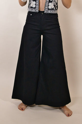 Pantalón Jean Ancho black