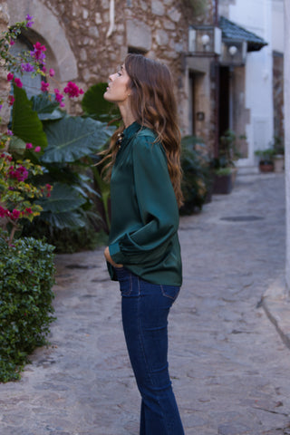 Blusa Satinada Elegance