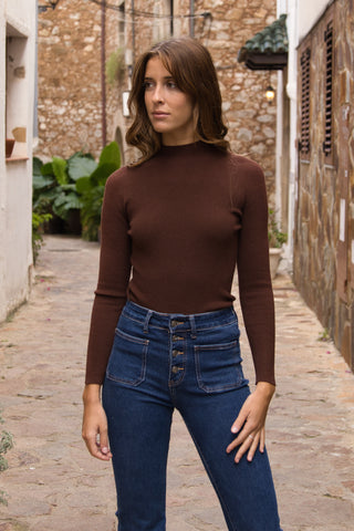 Jersey Básico Cuello Medio