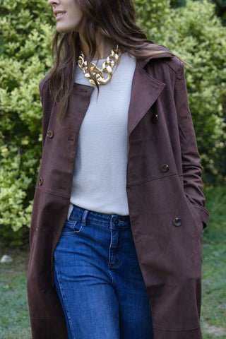 Trench de Antelina Marrón