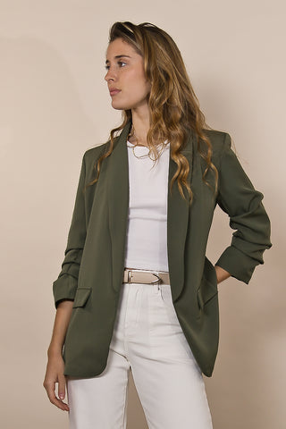 Blazer fluido kaki