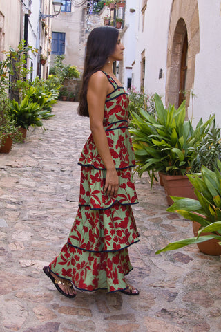 Vestido volantes Amalfi