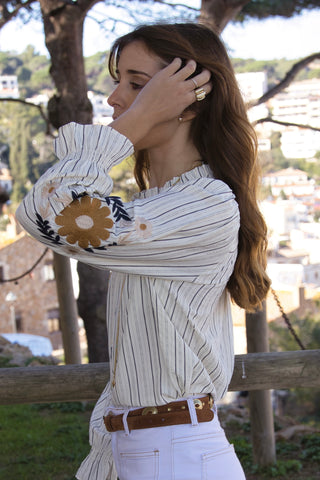 Blusa Margarita Bordada