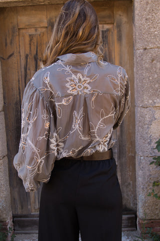 Blusa Boho Bordada