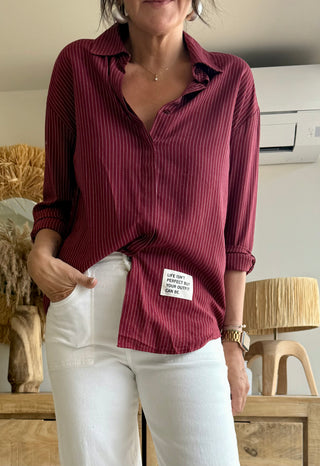 Camisa Rayas Algodón