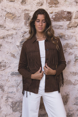 Chaqueta Antelina Flecos Cowboy