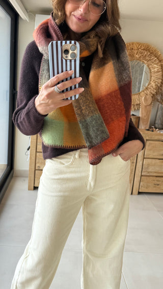 Bufanda Cuadros  Luxe