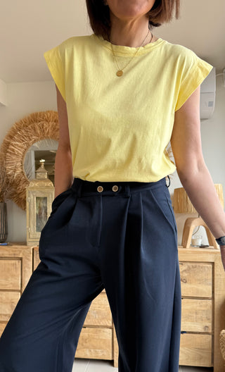 Camiseta cut sleeve lemon