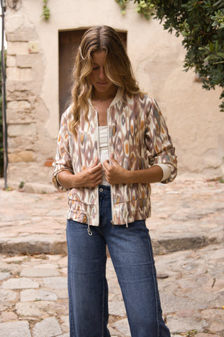 Bomber Ikat