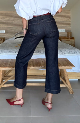 Jean Culotte Con  Cinturón