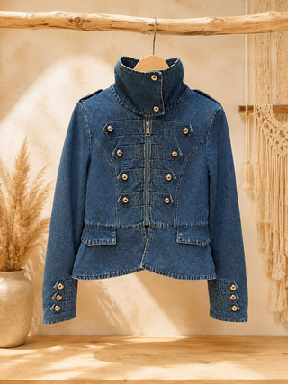 Chaqueta Denim Militar Victoria