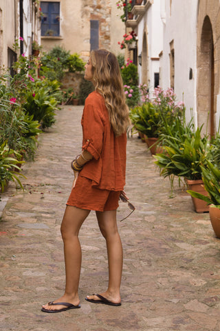 Camisa Lino Capri