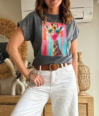 Camiseta Giraffe Pop