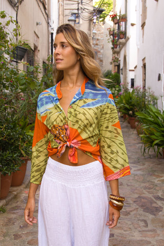 Camisa Jaguar Orange