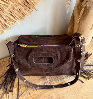 Bolso piel Flecos