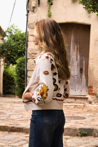 Chaqueta Bordada Alma ❤️