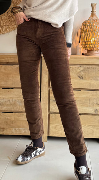 Pantalón Pana Recto