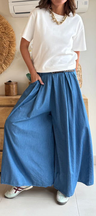 Palazzo Denim Soft