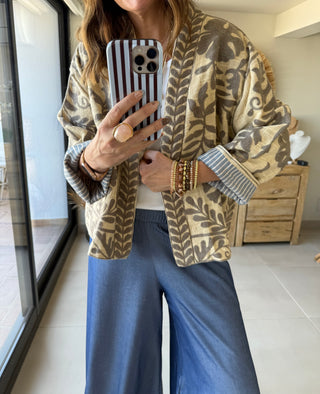 Chaqueta Kimono Bordado