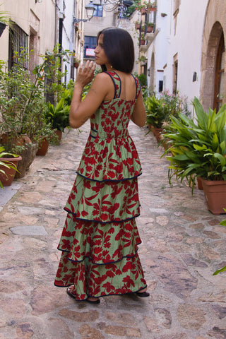 Vestido volantes Amalfi