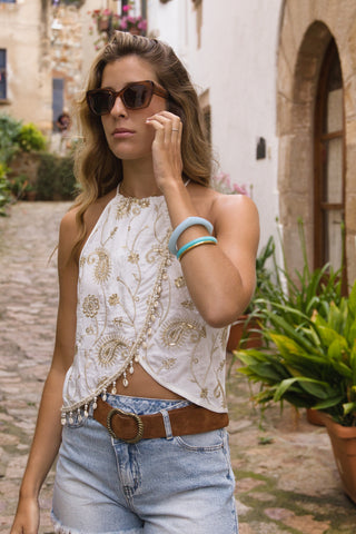 Top Bordado Capri