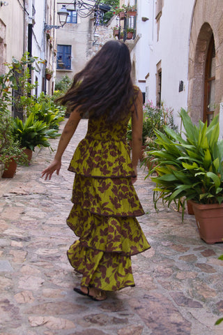 Vestido volantes Amalfi