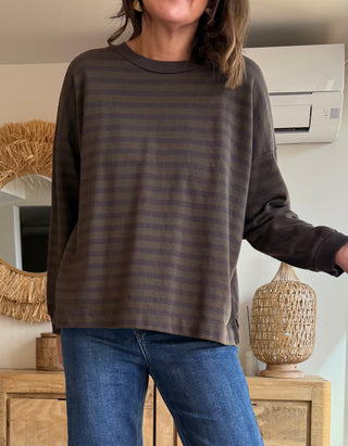 Sudadera Mix & Match Lunares y Rayas