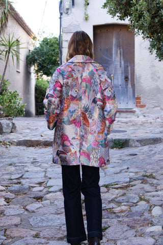 Abrigo Jacquard Birds