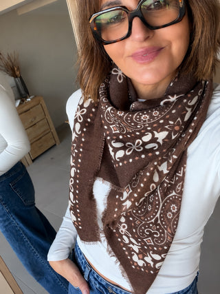 Fular bandana Chocolate