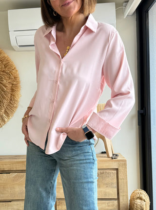 Blusa básica rosa